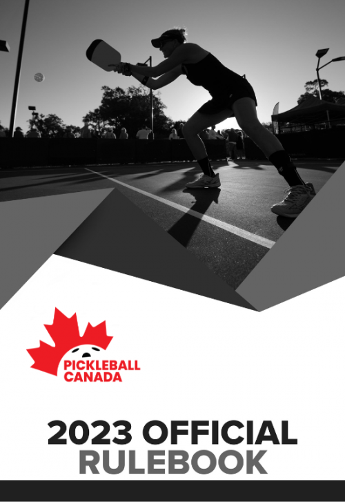 Official Pickleball Rules Pickleball Canada