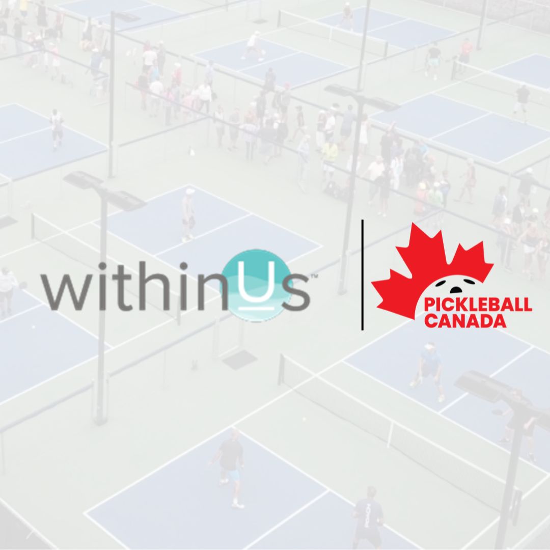 withinUs™ s’associe à Pickleball Canada : Une collaboration gagnante pour la santé et le bienêtre